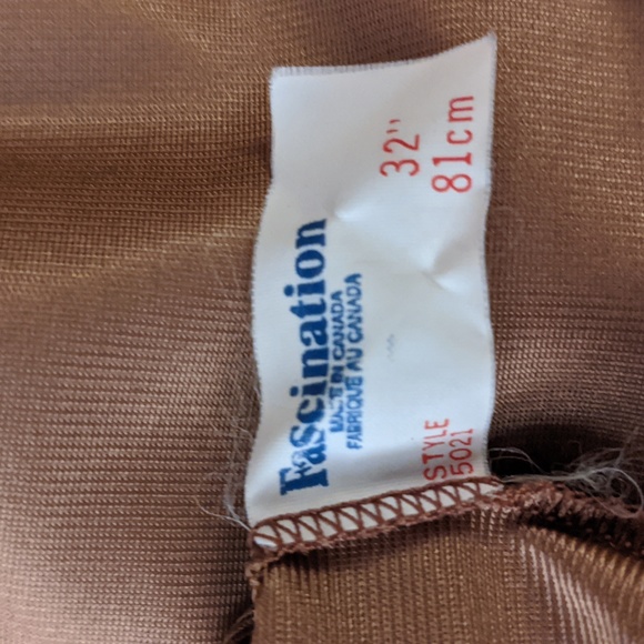 Vintage Fascination caramel dress slip - Picture 11 of 11